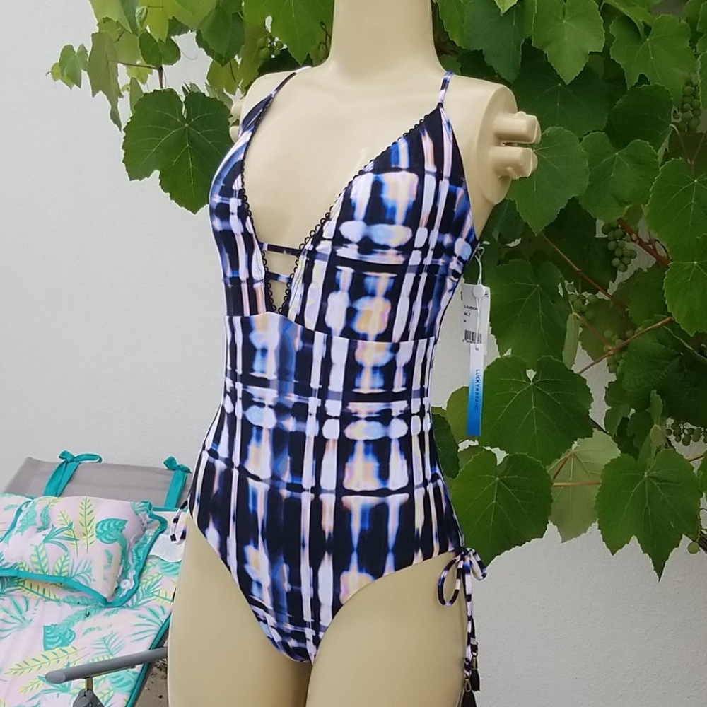Lucky brand one piece swimwear sz Medium brand new